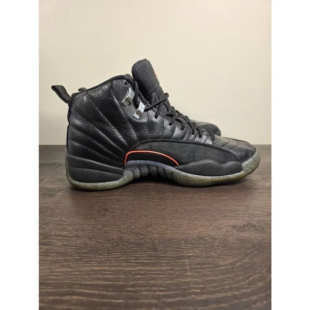 Size 8.5 - Air Jordan 12 Utility Grind Black Red Suede Leather (DC1062-006)